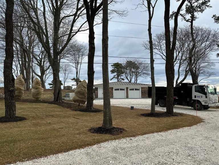 Lawn mowing and edging service in Kennebunk, Maine