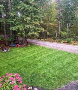 Landscape maintenance project in Kennebunk