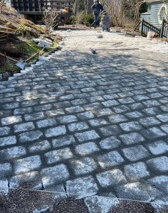 Patio installation project