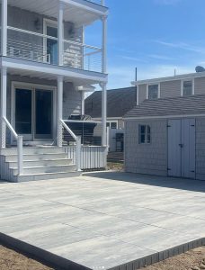 Hardscaping project in Kennebunk, Maine