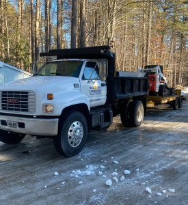 Snow plowing project in Kennebunk